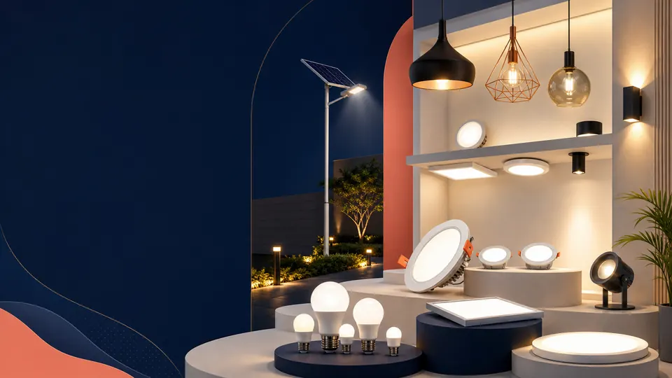 Consumer lighting range available through Shashank Agency